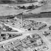 Richmond Park Laundry, Cambuslang Road, Glasgow.  Oblique aerial photograph taken facing north.