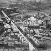 Glasgow, general view, showing James Street and Glasgow Green.  Oblique aerial photograph taken facing west.
