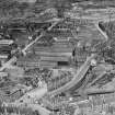 Glasgow, general view, showing Duncan Stewart and Co. London Road Ironworks, Summer Street and Broad Street.  Oblique aerial photograph taken facing north-east.
