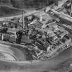 Sandeman Brothers Ruchill Oil Works, Murano Street, Maryhill, Glasgow.  Oblique aerial photograph taken facing east.