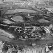 Glasgow, general view, showing Ruchill Park and Sandeman Brothers Ruchill Oil Works, Murano Street, Maryhill.  Oblique aerial photograph taken facing east.
