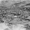 Paisley, general view, showing Clark and Co. Anchor Mills Thread Works and Lonend.  Oblique aerial photograph taken facing north.