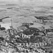 Kilmacolm, general view, showing Hydropathic Establishment and West Glen Road.  Oblique aerial photograph taken facing north-east.
