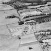 Netherton Sewage Works, Wishaw.  Oblique aerial photograph taken facing north-west.