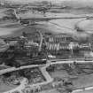Smith and Wellstood Ltd. Columbian Stove Works, Bonnybridge.  Oblique aerial photograph taken facing south-east.