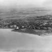 Ardrossan, general view, showing Ardrossan Refinery and Parkhouse Road.  Oblique aerial photograph taken facing east.