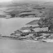Ardrossan Harbour.  Oblique aerial photograph taken facing north.