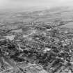 Paisley, general view, showing George A Clark Town Hall and Clark and Co. Anchor Mills Thread Works.  Oblique aerial photograph taken facing south-east.