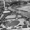 Richmond Park, Oatlands, Glasgow.  Oblique aerial photograph taken facing north-west.