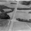 The A8 Glasgow and Edinburgh Road, Bellshill, Motherwell.  Oblique aerial photograph taken facing west.