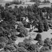 Dryburgh Abbey.  Oblique aerial photograph taken facing north-east.