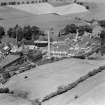 James Brown and Co. Eskmill Paper Mill, Eskmill Road, Penicuik. Oblique aerial photograph taken facing north. 