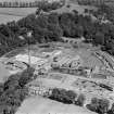Henry Widnell and Stewart Ltd. Carpet Factory, Roslin.  Oblique aerial photograph taken facing north-east.