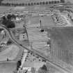 Scottish Co-operative Wholesale Society Ltd. Pleasance Linen Works, Falkland.  Oblique aerial photograph taken facing north.