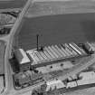 Scottish Co-operative Wholesale Society Ltd. Pleasance Linen Works, Falkland.  Oblique aerial photograph taken facing east.