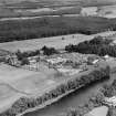 A and G Paterson Ltd. Silverbank Saw Mills, Banchory.  Oblique aerial photograph taken facing north.