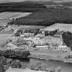 A and G Paterson Ltd. Silverbank Saw Mills, Banchory.  Oblique aerial photograph taken facing north-west.