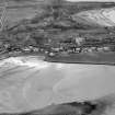 Ardrossan, general view, showing Ardrossan Refinery and South Bay.  Oblique aerial photograph taken facing south-east.