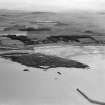 Ardrossan, general view, showing North Crescent Road and Seafield House.  Oblique aerial photograph taken facing east.