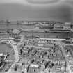 Albert and Imperial Docks, Leith, Edinburgh.  Oblique aerial photograph taken facing north.