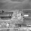 Edinburgh Dock and Silo Tower, Leith, Edinburgh.  Oblique aerial photograph taken facing north-east.