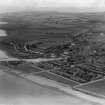 Girvan, general view, showing Girvan Harbour and Louisa Drive.  Oblique aerial photograph taken facing north-east.
