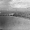 Troon, general view, showing South Bay and Fullerton Golf Course.  Oblique aerial photograph taken facing north.