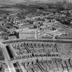 Kilmarnock, general view, showing Blackwood Morton and Sons Ltd. Burnside Works and Barbadoes Road.  Oblique aerial photograph taken facing south-east.