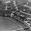 Kilmarnock, general view, showing Fleming's Lace Mill, Lawson Street and East Netherton Street.  Oblique aerial photograph taken facing west.