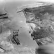 Thomas Ward and Sons Shipbreaking Yard and Tilbury Contracting and Dredging Co. Ltd. Quarry, Inverkeithing.  Oblique aerial photograph taken facing east.