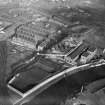 Dalmarnock Power Station, Glasgow.  Oblique aerial photograph taken facing north.