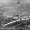 Dalmarnock Power Station, Glasgow.  Oblique aerial photograph taken facing north.