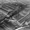 Dalmarnock Power Station, Glasgow.  Oblique aerial photograph taken facing north.