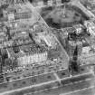 Jenners, Princes Street and St Andrew Square, Edinburgh.  Oblique aerial photograph taken facing north.