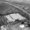 Palace of Engineering, 1938 Empire Exhibition, Bellahouston Park, Glasgow, under construction.  Oblique aerial photograph taken facing south-east.