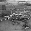 Tullis Russell and Co. Paper Mill, Glenrothes.  Oblique aerial photograph taken facing north. View of Auchmuty Mill on west side of Tullis Russell site.