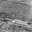 Falkirk Golf Course and R and A Main Ltd. Gothic Works, Glasgow Road, Camelon, Falkirk.  Oblique aerial photograph taken facing north.