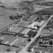 R and A Main Ltd. Gothic Works, Glasgow Road, Camelon, Falkirk.  Oblique aerial photograph taken facing east.
