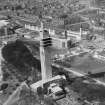 Tower of Empire, 1938 Empire Exhibition, Bellahouston Park, Glasgow, under construction.  Oblique aerial photograph taken facing north-west.