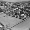 Joseph Johnstone Ltd. Viewfield Cabinet Works, Calder Street, Lochwinnoch.  Oblique aerial photograph taken facing east.