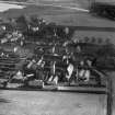 Joseph Johnstone Ltd. Viewfield Cabinet Works, Calder Street, Lochwinnoch.  Oblique aerial photograph taken facing south-east.