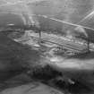 John G Stein and Co. Ltd., Castlecary Brickworks.  Oblique aerial photograph taken facing north-west.