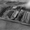 Samuel Jones and Co. Devonvale Mill, Tillicoultry.  Oblique aerial photograph taken facing east.