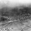 Kings Park Housing Estate, Glasgow.  Oblique aerial photograph taken facing north-east.  This image has been produced from a damaged negative.