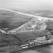 King George V Dock, Shieldhall, Glasgow.  Excavation of basin.  Oblique aerial photograph taken facing north.