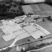 Grandholm Works, Aberdeen.  Oblique aerial photograph taken facing north.  