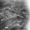 Glasgow, general view, showing Central Station, George the Fifth Bridge and Glasgow Bridge.  Oblique aerial photograph taken facing north-east.