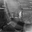 Falkirk Corporation Gas Works, Etna Road, Falkirk.  Oblique aerial photograph taken facing north.  