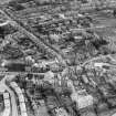 Kirkintilloch, general view, showing Old Church, Cowgate and High Street.  Oblique aerial photograph taken facing south.