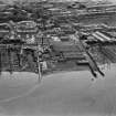 Port Glasgow and Newark Sailcloth Co. Ltd., Kingston Yard, Ardgowan Street, Port Glasgow.  Oblique aerial photograph taken facing south-west.